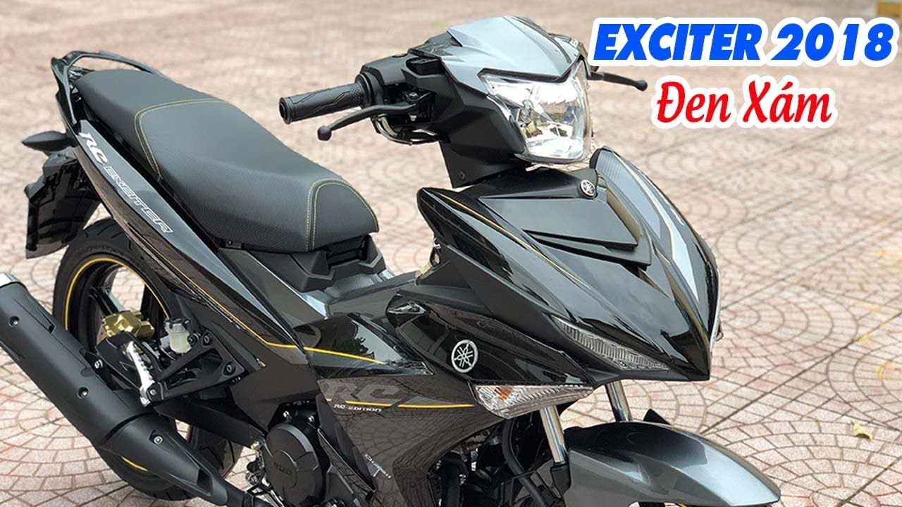 Yamaha Exciter 150 RC 2018 Đen Xám Cận cảnh anh em nhà Đen Nhám ...
