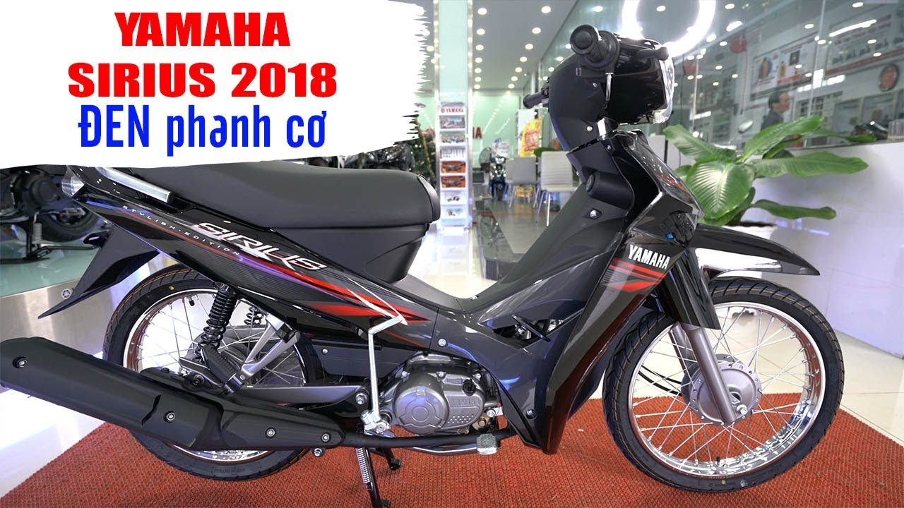 Yamaha Sirius 2018 màu Đen phanh cơ Tổng quan sản phẩm | Trungta.com.vn