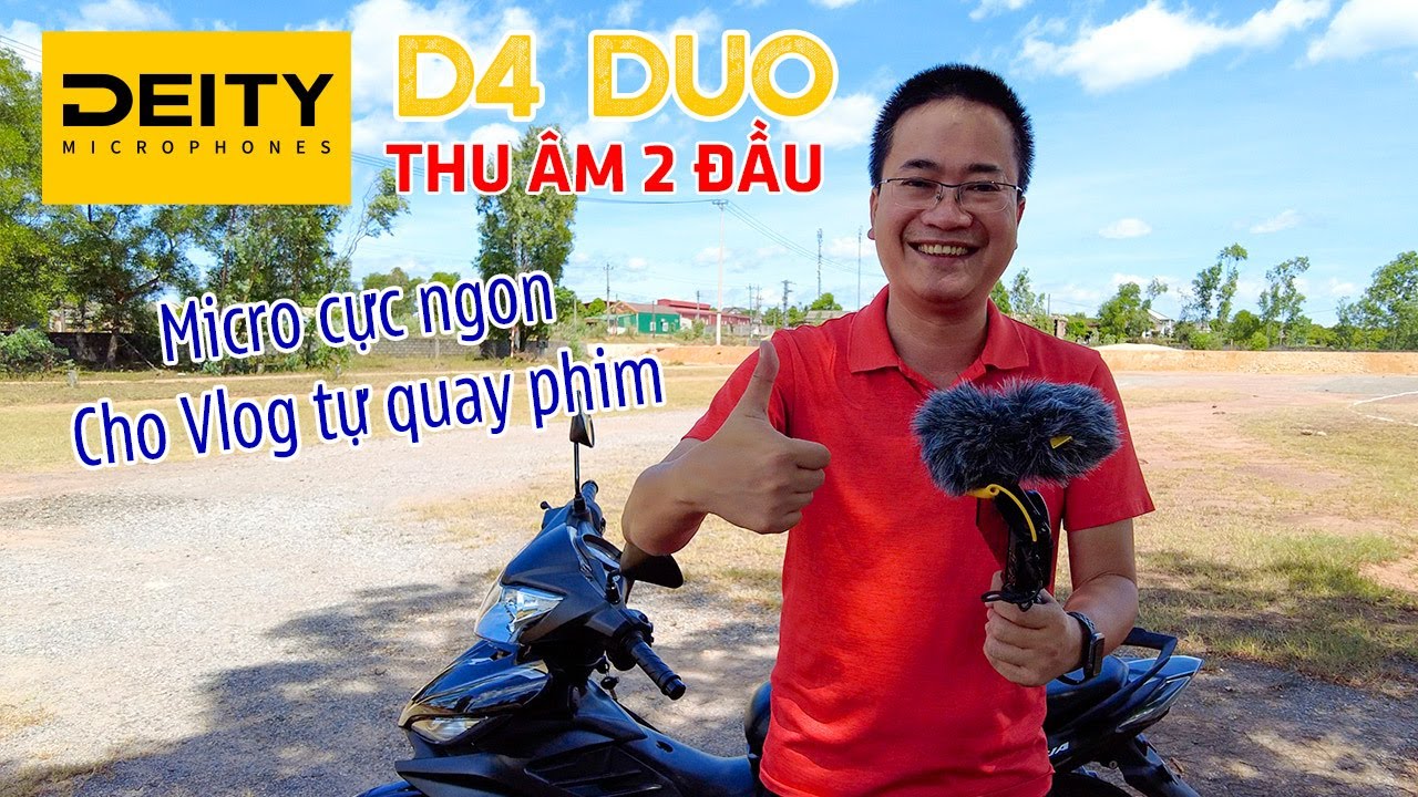 DEITY D4 DUO | Micro thu âm làm Youtube và Vlog chuẩn cho ai tự quay 1 mình