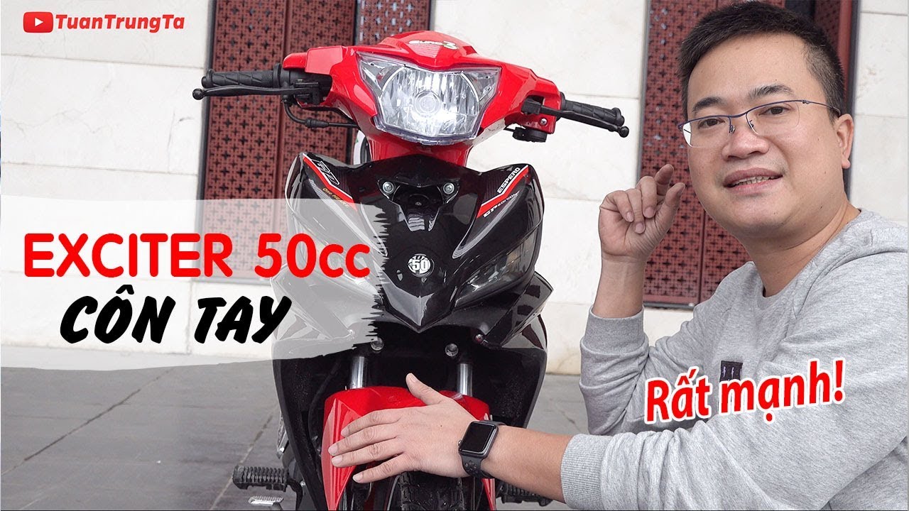 Exciter 50cc Côn Tay ▶ Đánh giá chi tiết Người Anh Em của Exciter 2019