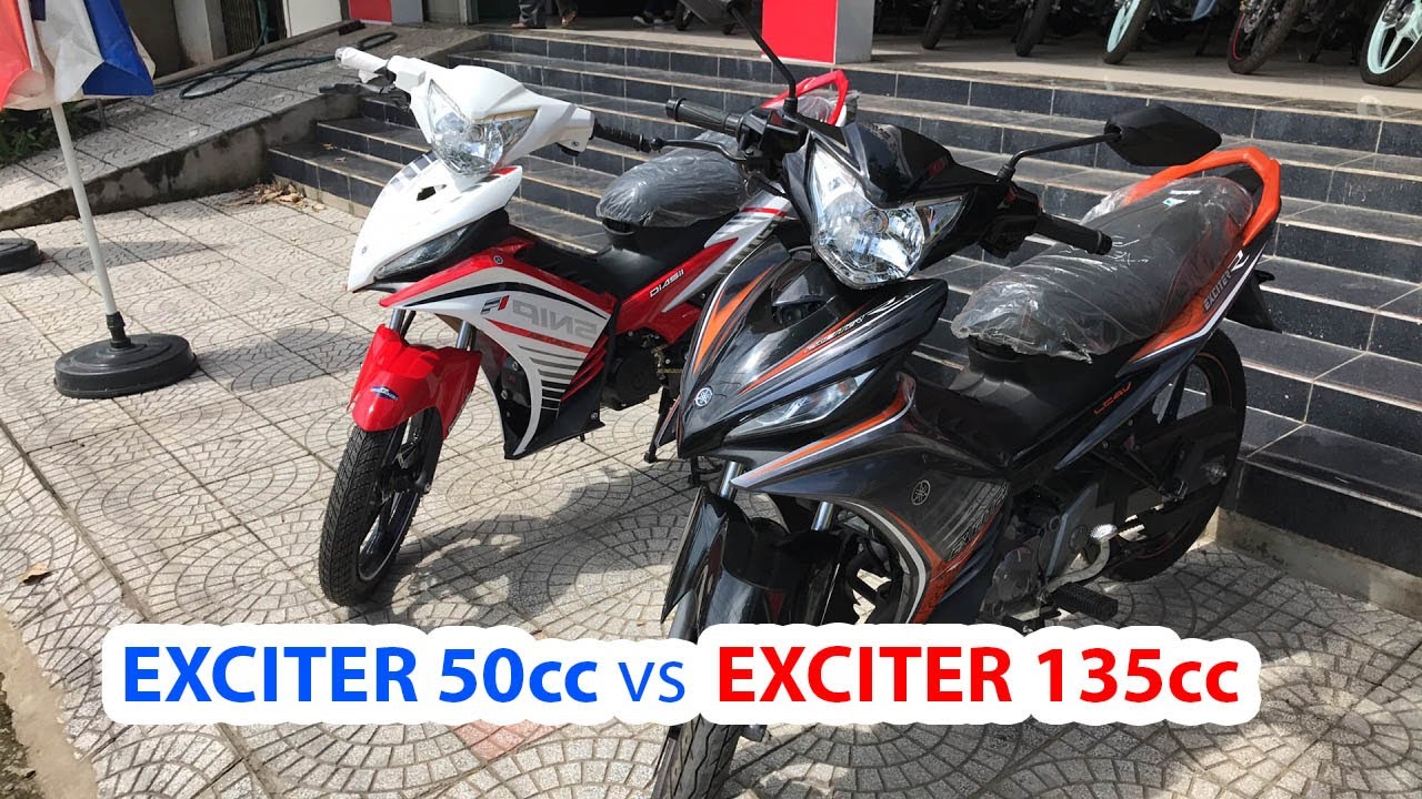 Exciter 50cc vs Exciter 135cc ▶ So sánh cùng thần tượng!