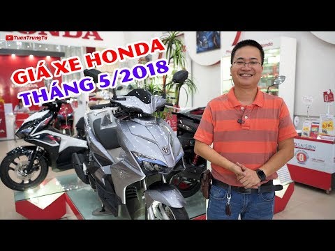 Giá xe máy Honda tháng 5/2018: Winner 150 khá hiếm, Air Blade, SH Mode, Lead vẫn bán tốt!