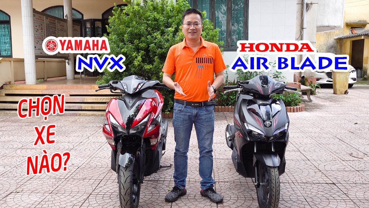 Honda Air Blade vs Yamaha NVX 125 ▶ So sánh Ưu điểm và Nhược điểm, nên mua xe nào?