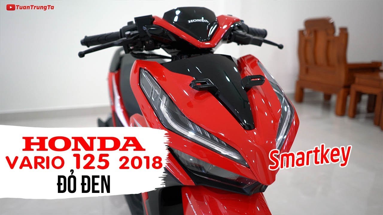 Honda Vario 125 Smartkey Đỏ Đen ▶ Tổng quan sản phẩm