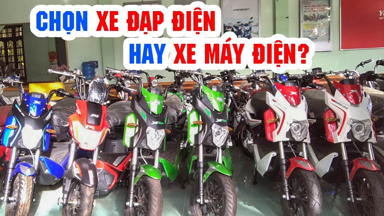 Hướng dẫn chọn Xe đạp điện và Xe máy điện phù hợp ▶