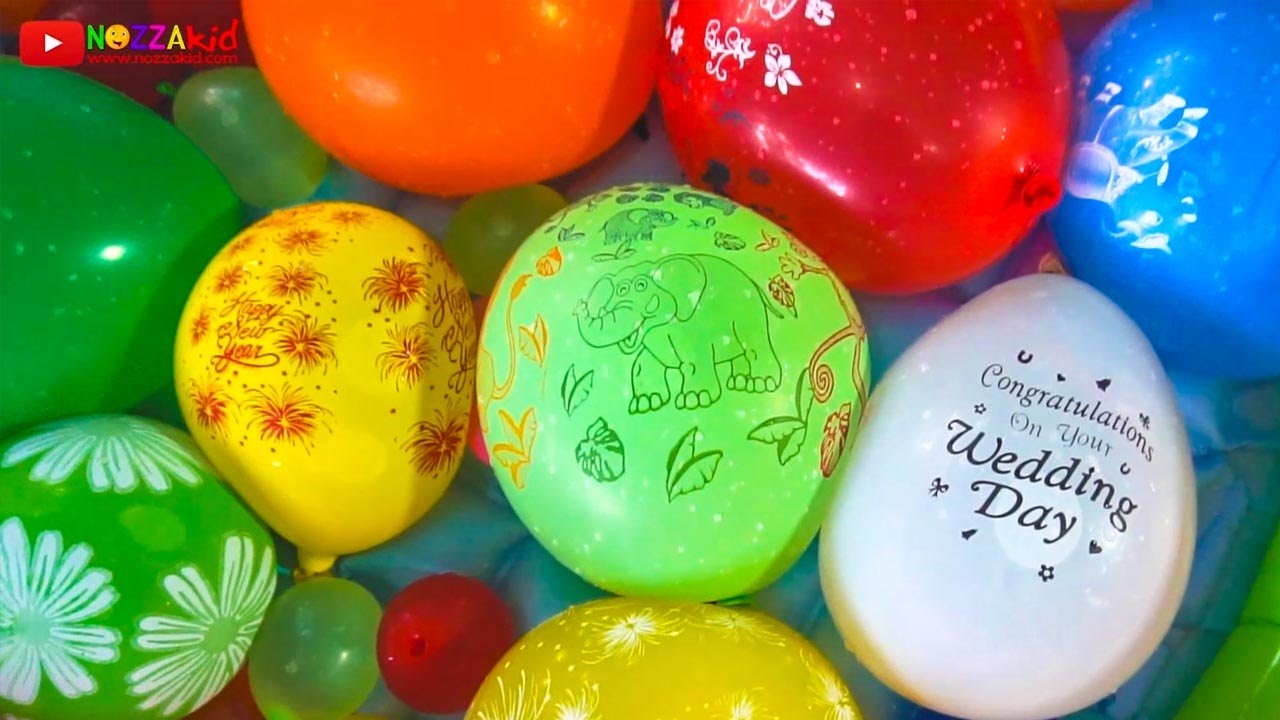 Học Tiếng Anh qua màu sắc dành cho bé ▶ Children Learn Color with Water Balloons