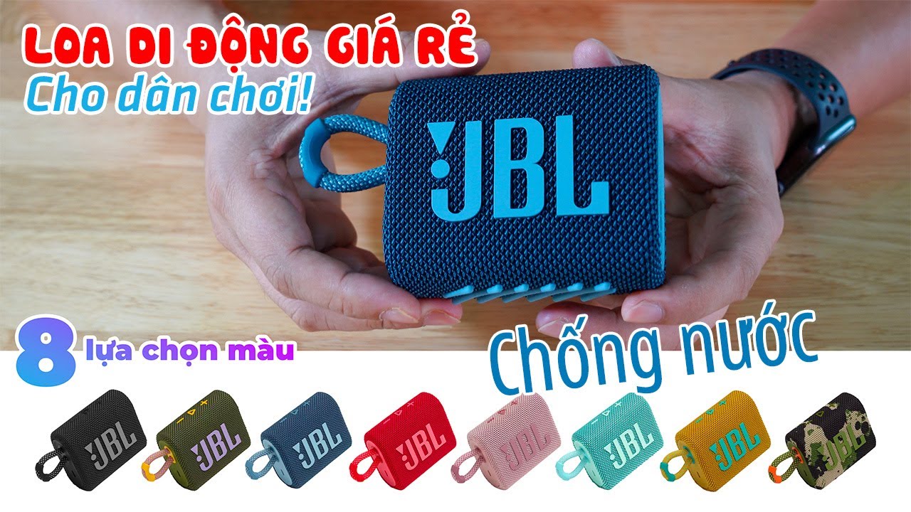 JBL GO 3 REVIEW | Loa Bluetooth di động giá rẻ dành cho dân Phượt dưới 900K nhưng Đẹp và Ngon!