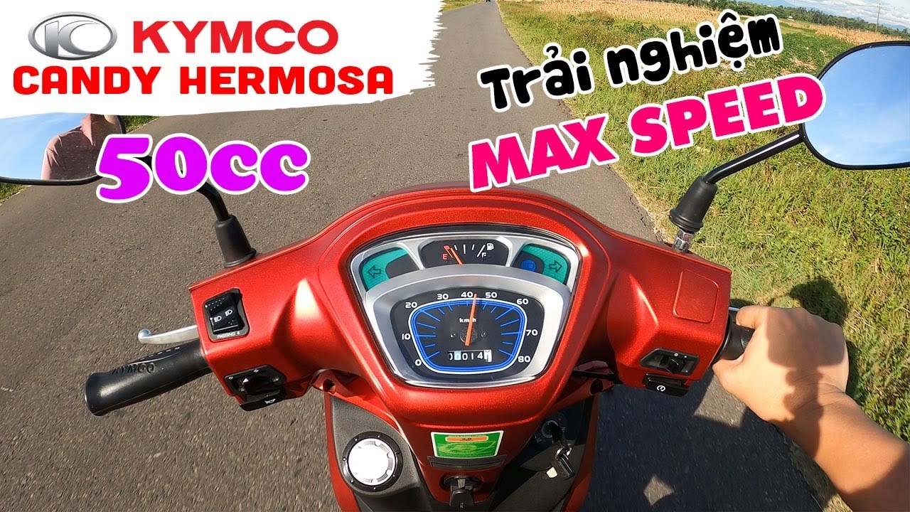 KYMCO CANDY HERMOSA 50cc | Trải nghiệm thực tế Xe Tay Ga cho Học sinh