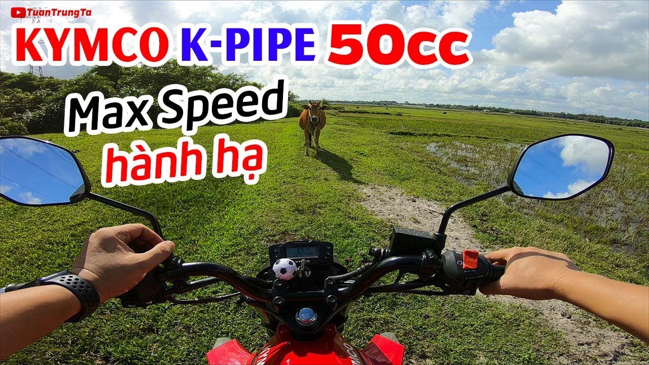 KYMCO K-PIPE 50cc ▶ Test MAX SPEED và "hành hạ" trải nghiệm đường khó!