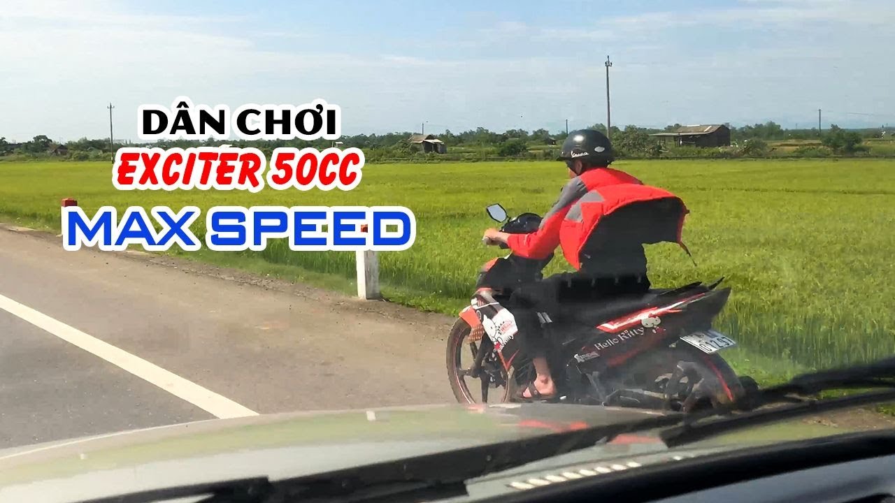 Khi Dân chơi Exciter 50cc đã max speed thì Exciter 150 hay Winner 150 phải nể 😂