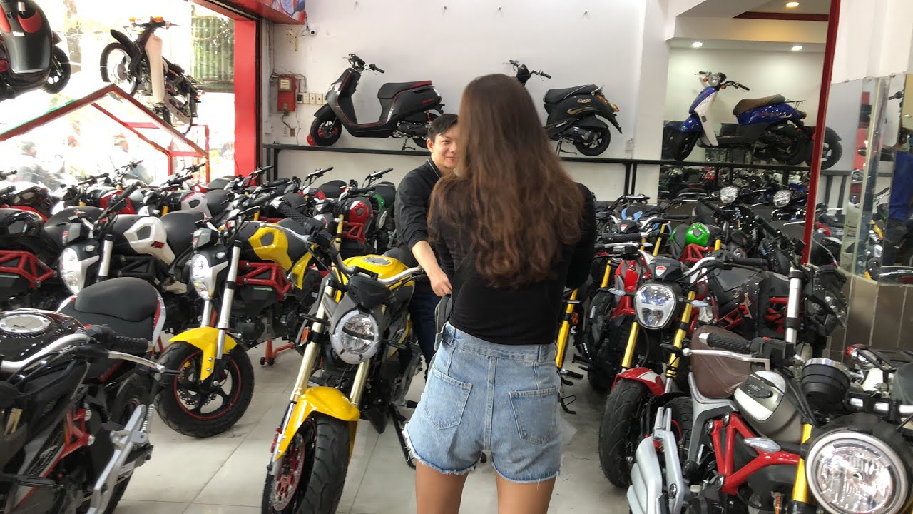 LIVE Địa chỉ mua xe Exciter 50cc, Sirius 50cc, Moto Mini giá rẻ tại Sài Gòn