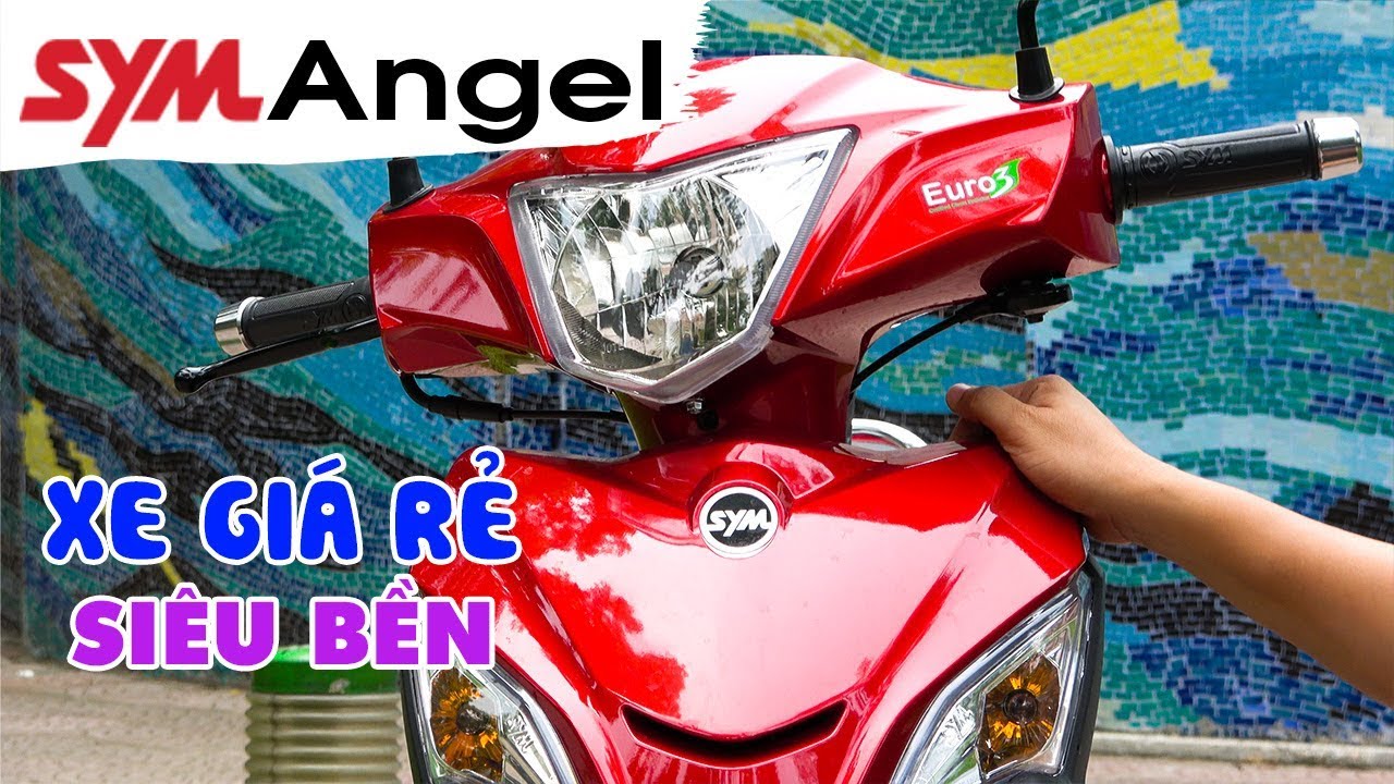 SYM Angel 110cc ▶ Đánh giá xe máy giá rẻ "trâu cày" siêu bền dưới 16 triệu dành cho sinh viên