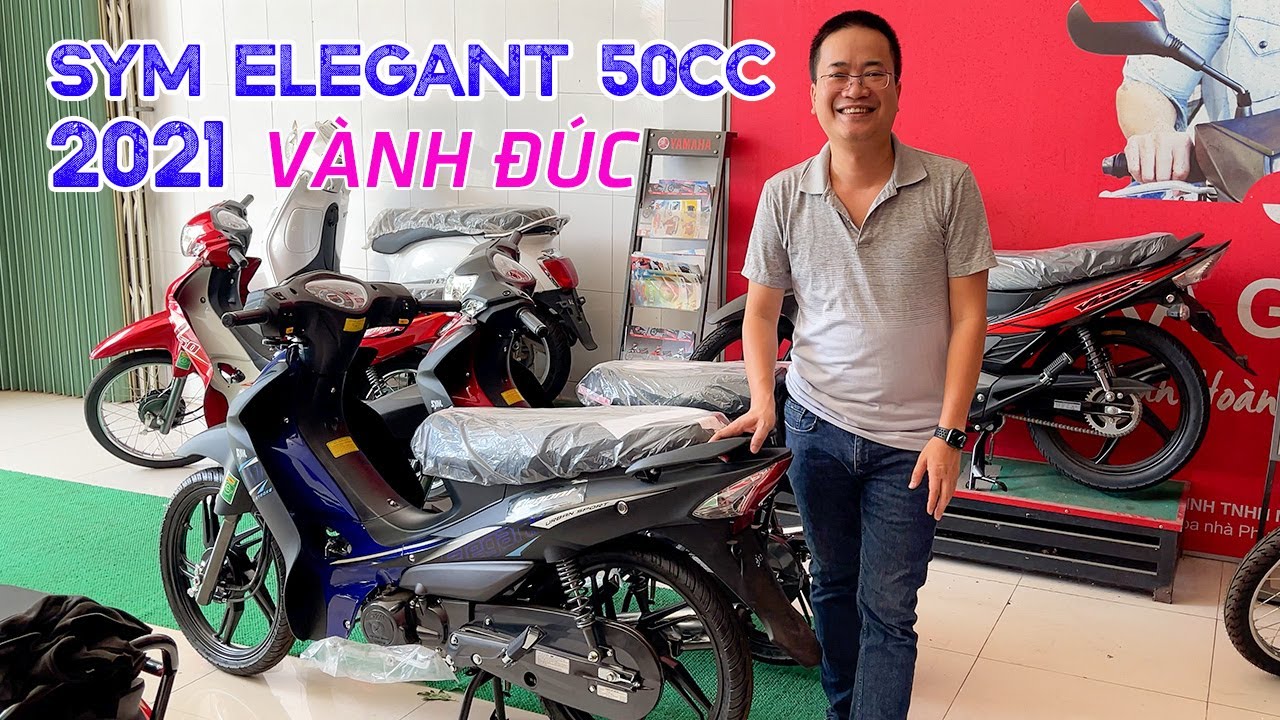 SYM ELEGANT 50CC 2021 | Đánh giá chi tiết Phiên bản Vành Đúc