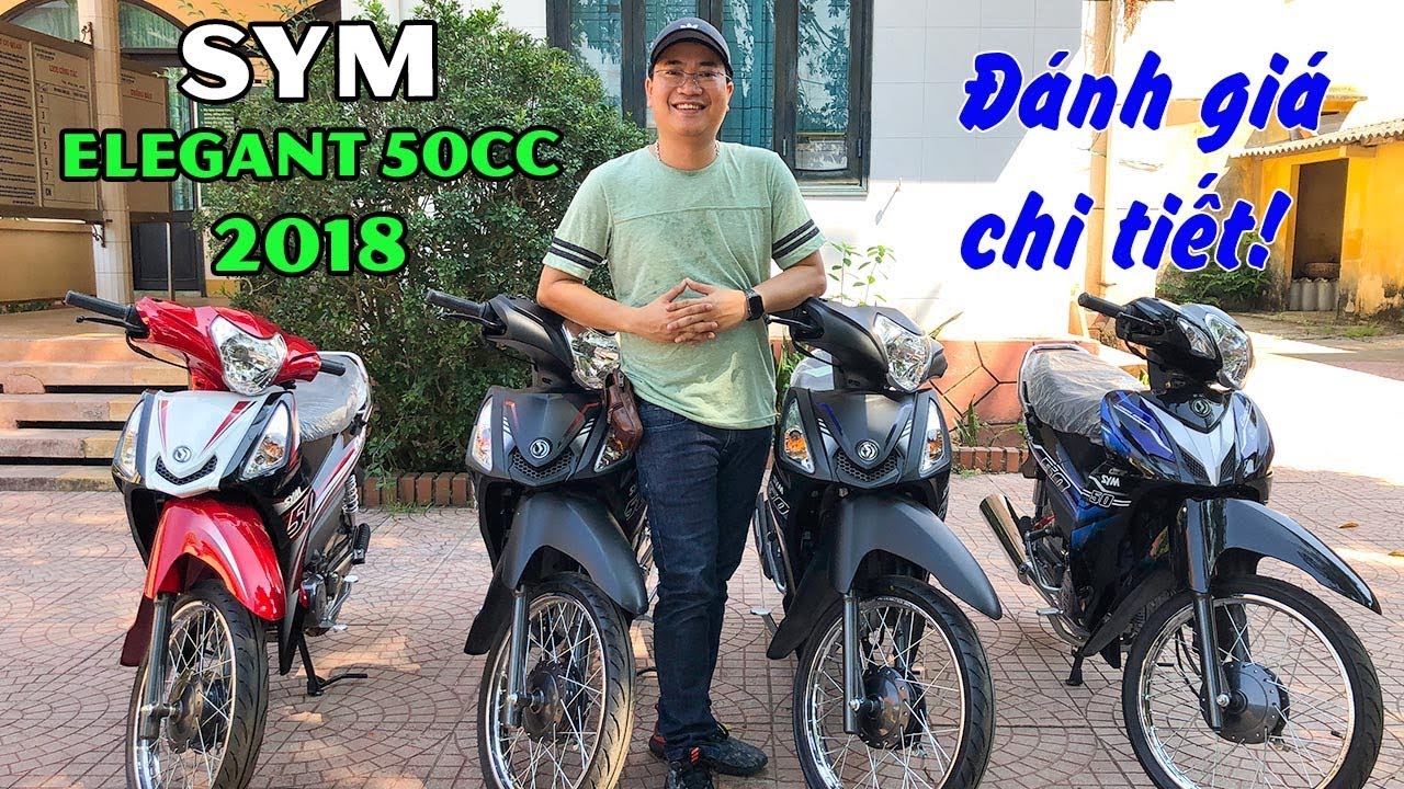 SYM Elegant 50cc 2018 ▶ Bền bỉ vô đối, mua chạy ngay đi!