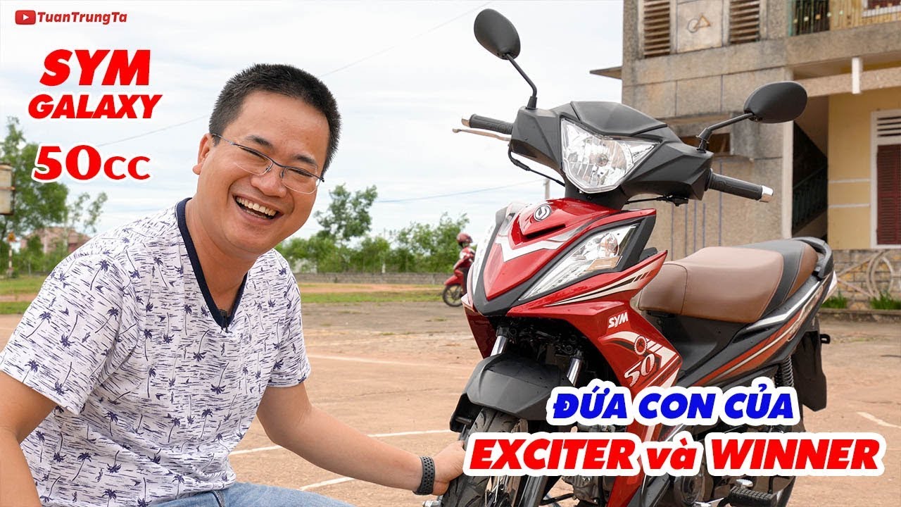 SYM Galaxy 50cc ▶ Đánh giá và test speed "đứa con" của Exciter 150cc và Winner 150cc