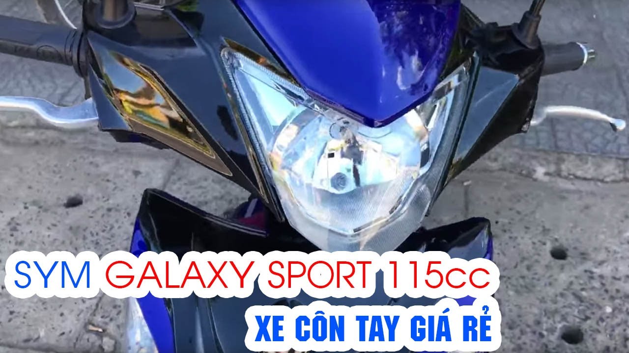 SYM Galaxy Sport 115cc ▶ Soi chi tiết xe côn tay giá rẻ!
