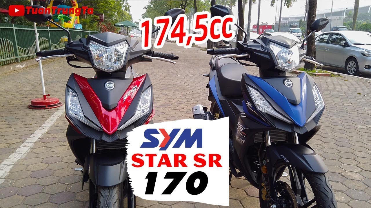 SYM Star SR 170 ▶ Tổng quan 2 màu sản phẩm 174,5cc