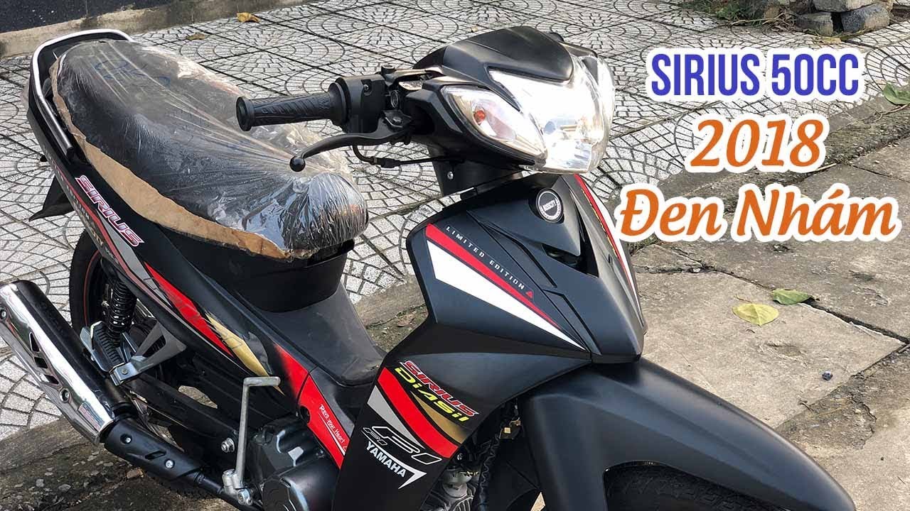 Sirius 50cc 2018 Đen Nhám ▶ Đẹp hơn!