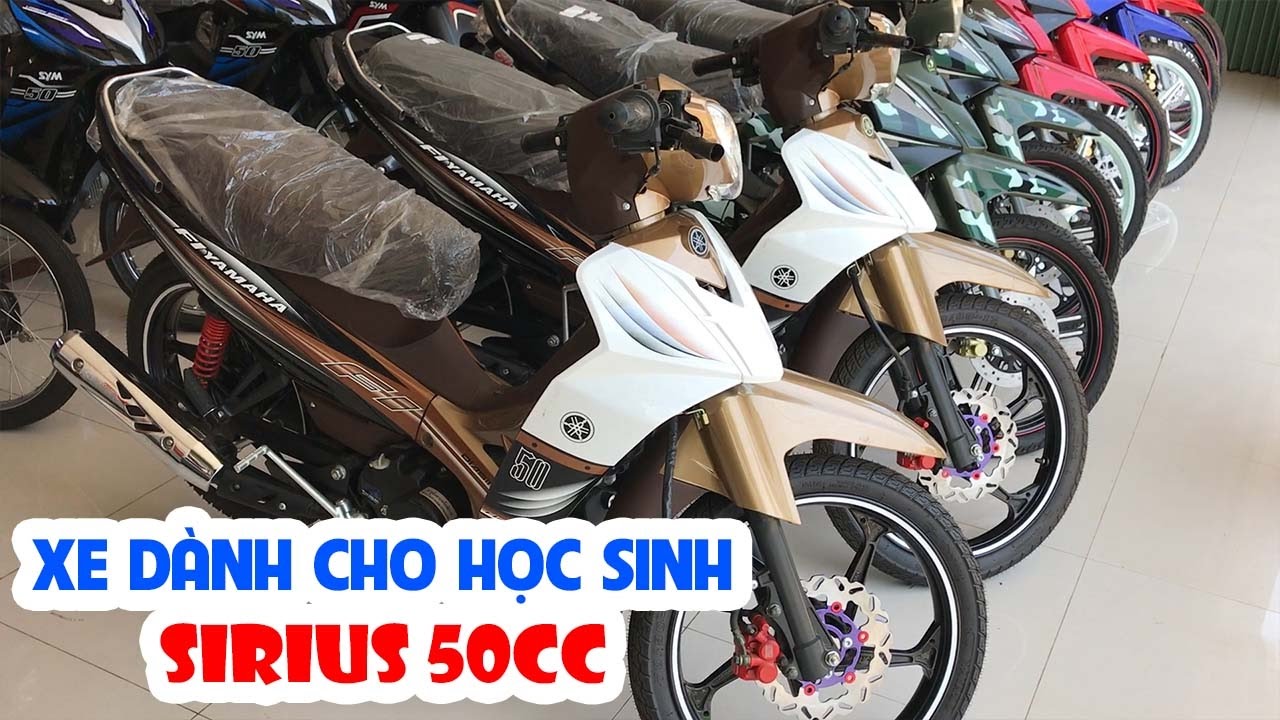 Sirius 50cc ▶ Tổng quan các màu sắc xe dành cho học sinh