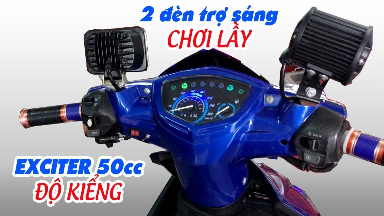 Sốc với thanh niên độ kiểng Exciter 50cc văn nghệ nhân dân 😂