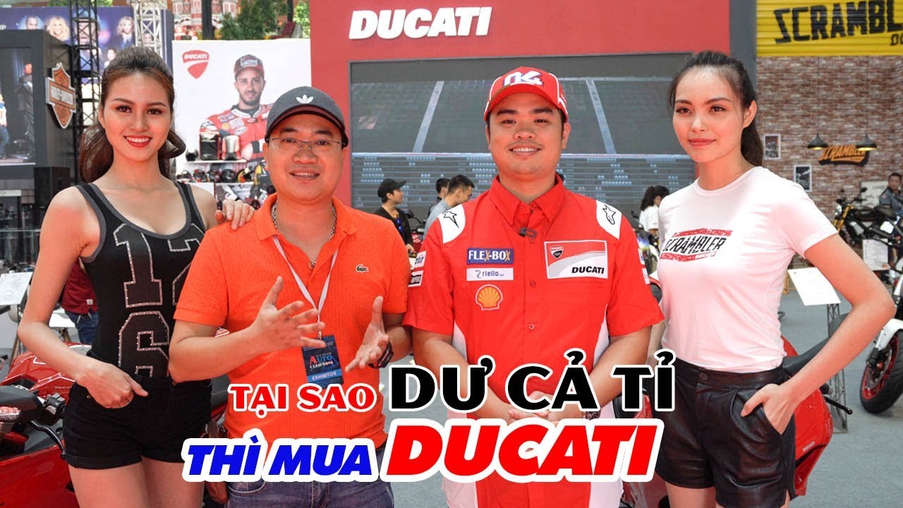 Tại sao phải DƯ CẢ TỈ mới mua xe phân khối lớn DUCATI?