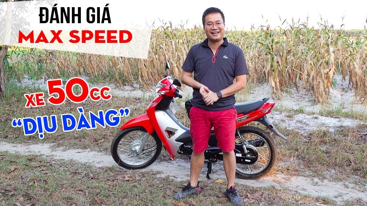 Wave 50cc hình dáng Honda Wave 110cc ▶ Đánh giá và Max Speed xe dành cho Học sinh