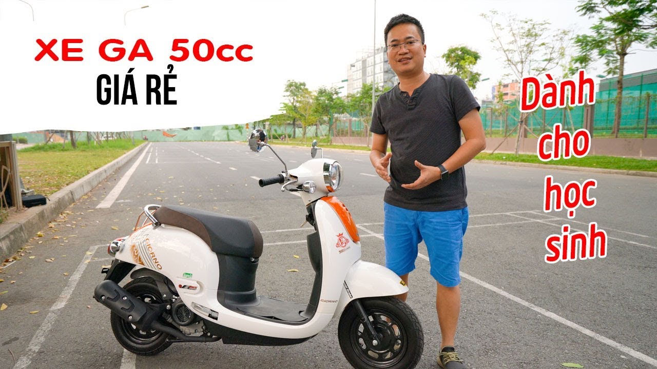 Xe ga 50cc giá rẻ đáng mua cho Phụ nữ và học sinh Giorno 50cc ▶ Đánh giá và Trải nghiệm