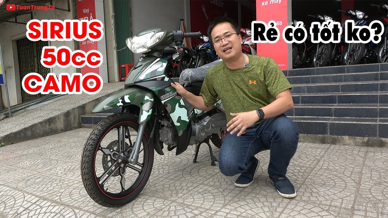 Đánh giá Sirius 50cc Camo ▶ Tiền nào của nấy!