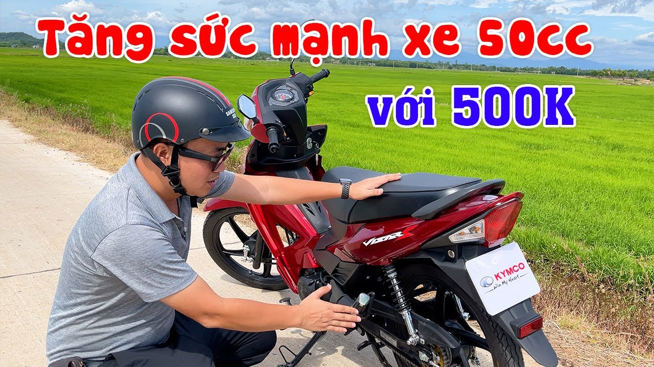 Hướng dẫn Độ xe 50cc chỉ với 500K chạy tít | Lên Nòng 60, Hạ Dĩa sau, Cắt quả ga